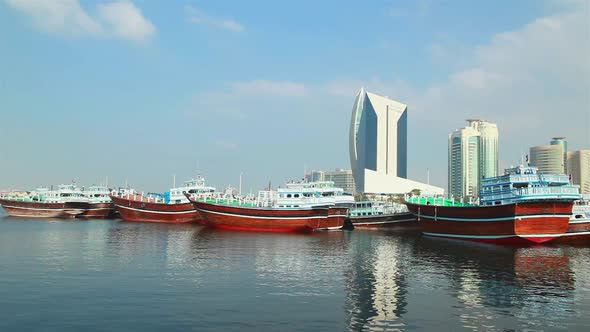 Dhows in Dubai Creek