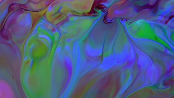 Abstract Colorful Sacral Liquid Waves Texture 726