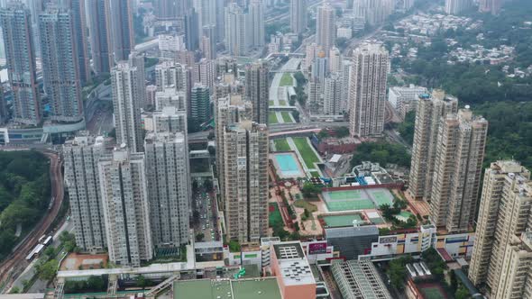 Hong Kong residential district 