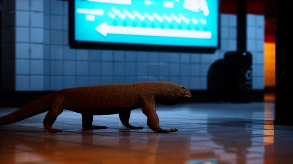 Comodo Dragon in Underground Metro Station