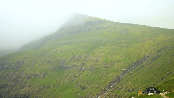 Faroese Mist Nature in Faroe Islands