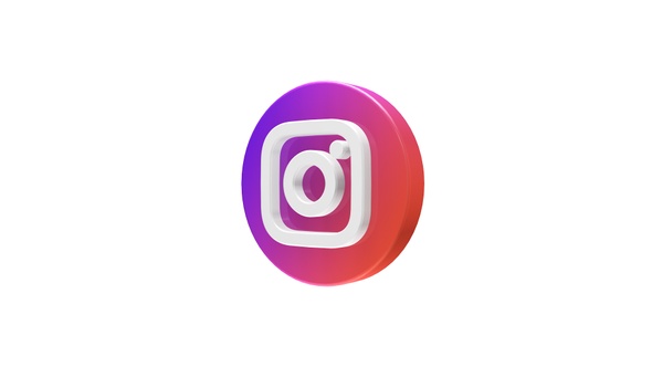 Social Media 3D Instagram Icon