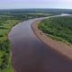 Flying Over River In Summer - VideoHive Item for Sale