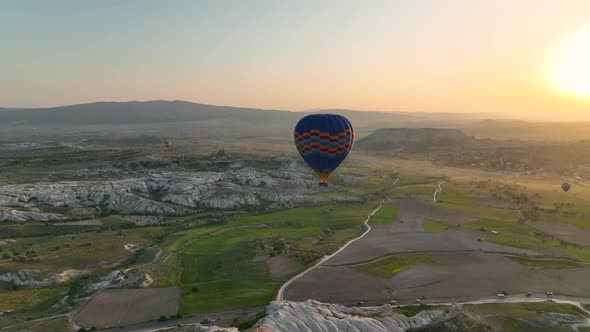 The Cappadocia region of Turkey is the most popular location in the world for hot air ballooning.