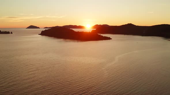 Koh Mak Sunset Near Koh Chang in Trat Thailand