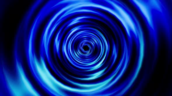 Blue Tornado Swirl Background Loop 4K