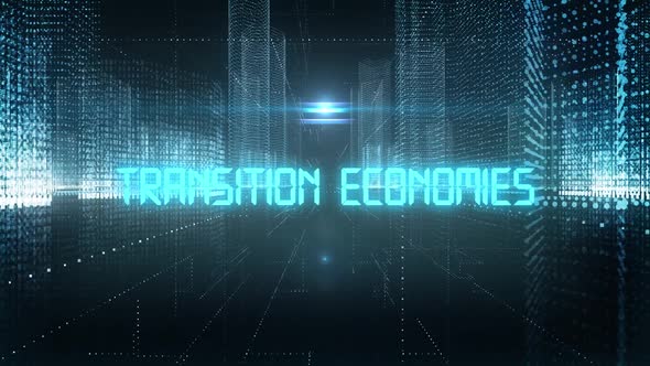 Skyscrapers Digital City Economics Word Transition Economies