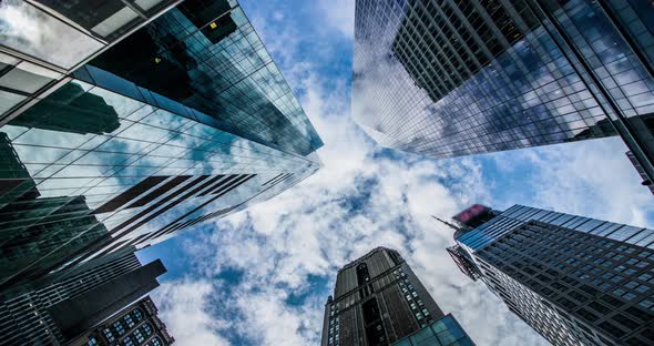 Skyscrapers in New York City - Cinematic