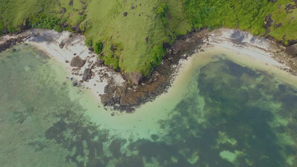 Aerial view beach