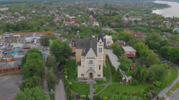 Catholic Church Aerial