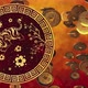 Happy Chinese New Year 2022 Tiger Zodiac Sign on Red Golden Background - VideoHive Item for Sale
