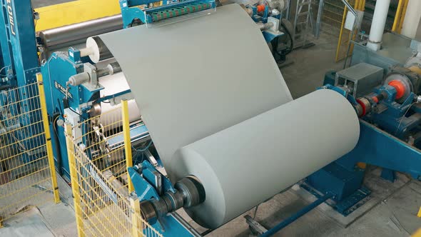 Manufactoring Equipment Produce Paper Machine Shafts At Paper Mill