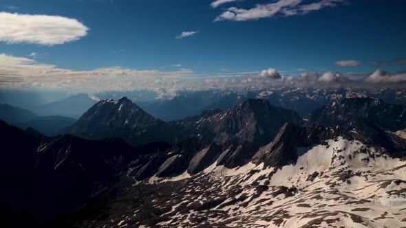 Time lapse in the mountains