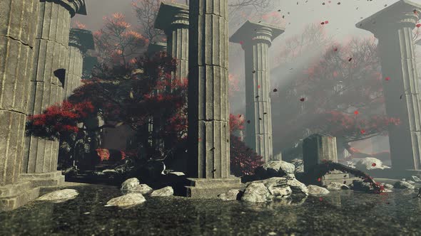 Ruined Roman Temple alt