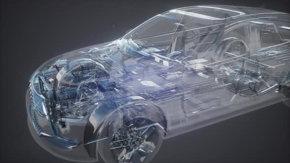 Detailed Car Engine and Other Parts alt