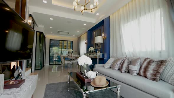 Luxurious and Trendy Open Plan Home Decoration Walkthrough