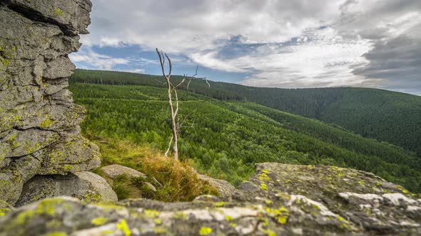 Time lapse of a beautiful place in the Bohemian Paradise in the Czech Republic