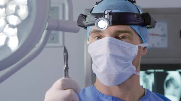 Medical professionals working at a hospital