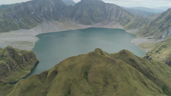 Crater Lake Pinatubo Philippines Luzon