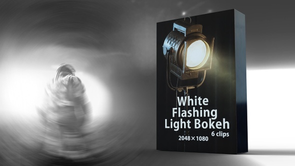 White Flashing Light Bokeh Pack alt