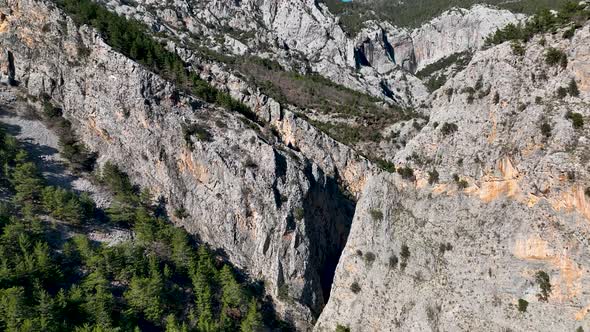 Canyon in the mountains Turkey Alanya 4 K