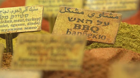 Traditional spice stall