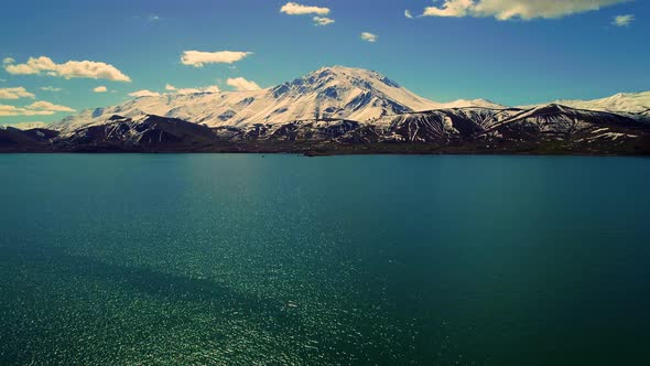 Drone View of Lake