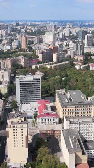 Kyiv Ukraine Aerial View of the City