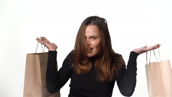 Woman With Shopping Bags