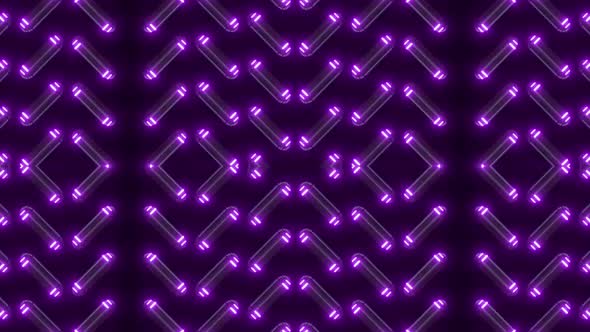 4K Colored Neon Capsules Pattern Loop Pack alt