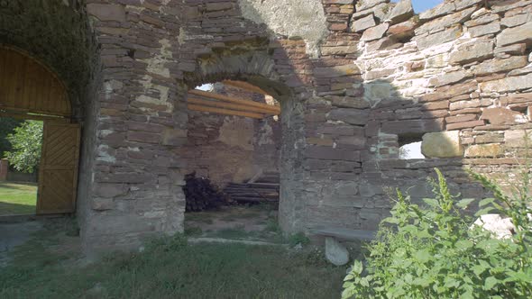 Old damaged walls