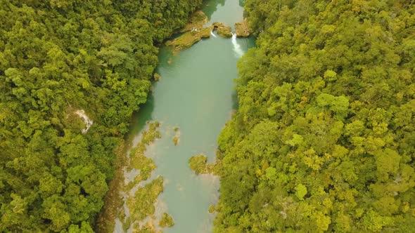 River in Rainforest Philippines, Bohol