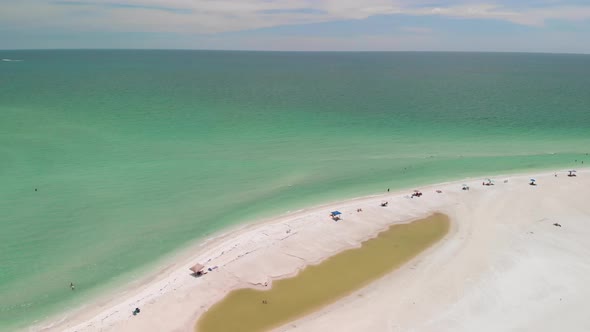 White Sands along Lido Beach near Sarasota Florida