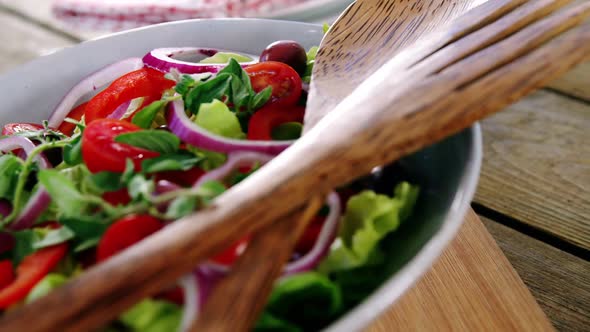 Salad in bowl