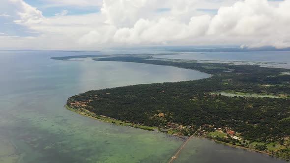 Seascape with Tropical Islands