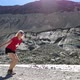 Girl Jumping in Morteratsch Glacier - VideoHive Item for Sale
