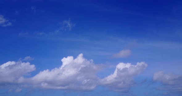 Wide angle aerial abstract view of a sandy white paradise beach and aqua blue ocean background in vi