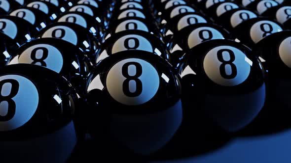 Endless Billiard Balls "Number 8" II