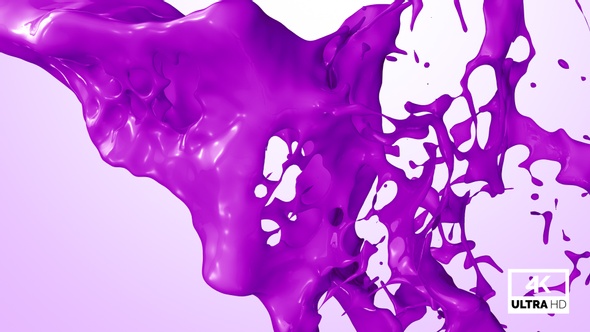 Splash Of Purple Paint V2