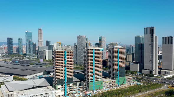 Nanjing City, Jiangsu Province, urban construction landscape