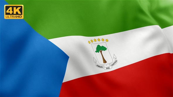 Equatorial Guinea Flag - 4K