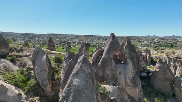 The Cosmic Landscape of Cappadocia aerial view 4 K