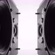 Sliding Between Two Lying Speakers with Vibrating Bass - VideoHive Item for Sale