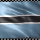 Botswana Waving Flag Looped - VideoHive Item for Sale