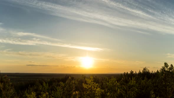 Sunset In National Park