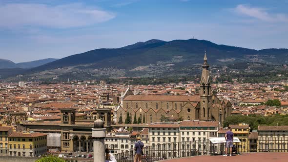 4K Timelapse Bassilica of Florence, Tuscany, Italy