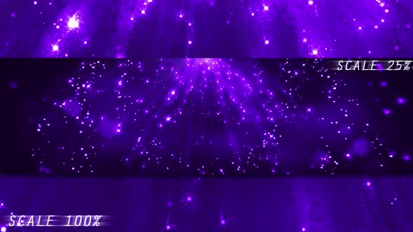 Purple Party Snow Stars Fall Widescreen Background