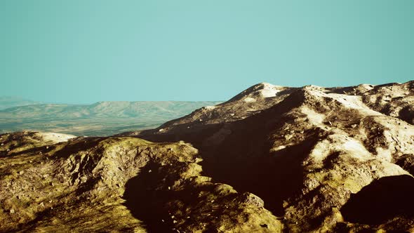Winter Mountain Landscape at Sunset alt