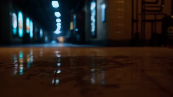 Empty Metro Station During the Coronavirus Covid19 Pandemic alt