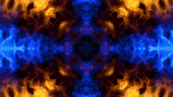 Kaleidoscopic video background